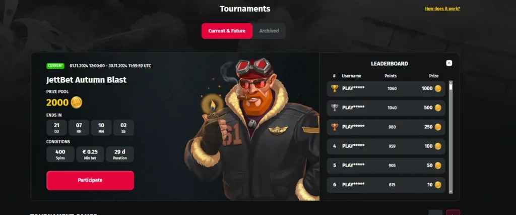 jetbet tournaments